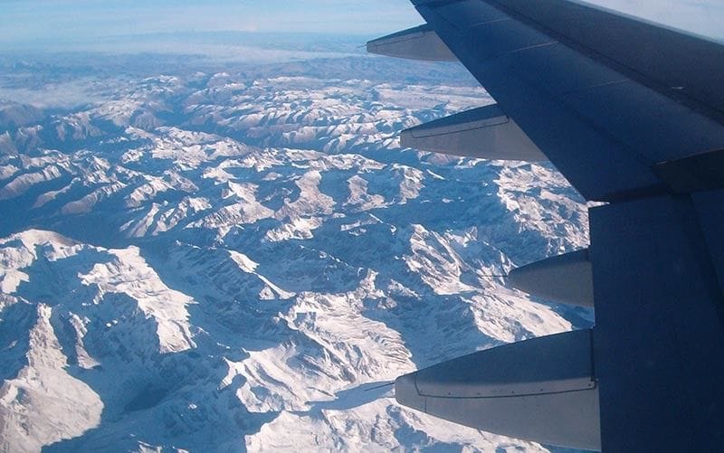 Sobrevolando los andes Sobrevolando los andes