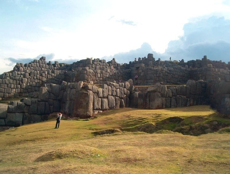 Las ruinas de Sacsayhuamán templo inca