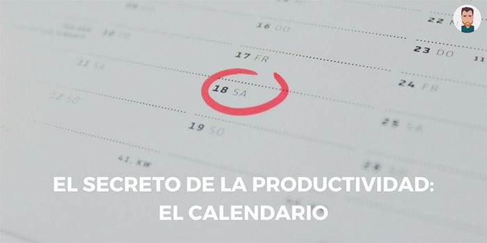El secreto de la productividad: el calendario Calendarios y GTD
