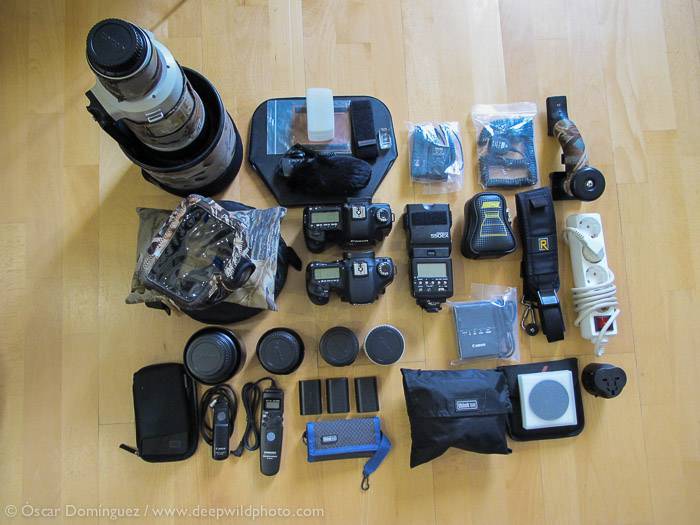 Su completo equipo fotográfico Equipo fotográfico
