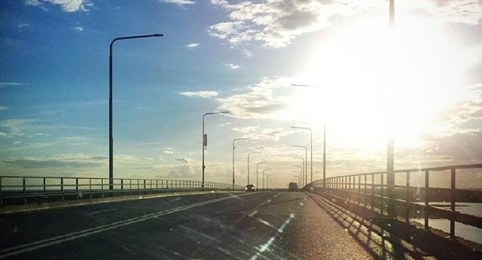 On the road